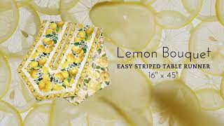 Make your next Table Runner the Lemon Bouquet from Keepsake Quilting [upl. by Ahsemak]