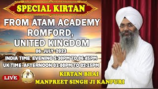 Live Bhai Manpreet Singh Ji Kanpuri from Atam Academy Romford United Kingdom Day2 Afternoon [upl. by Inalaehak244]