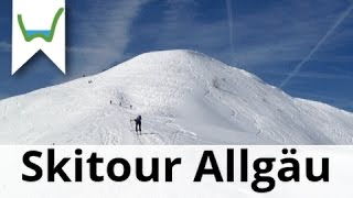 Skitour Allgäu  Der Klassiker zum Riedberger Horn [upl. by Naltiac]