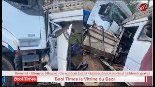 Accident Mortel 23 Victimes dont 6 Morts et 16 blessés graves [upl. by Vincents]