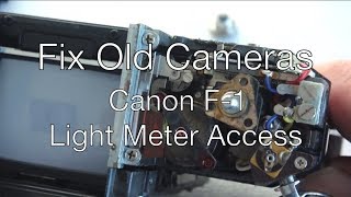 Fix Old Cameras Canon F1 Meter Access [upl. by Esinek451]