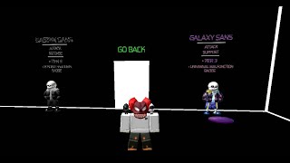 Roblox Undertale Soul Ops 2 Gans And Galaxy Sans Showcase Read Desc For More Info [upl. by Aligna377]