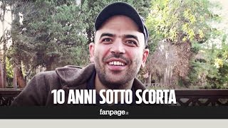 Saviano 10 anni sotto scorta “Sogno di tornare a Napoli con i capelli e da ragazzo normale” [upl. by Atnoek433]