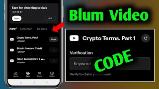 Blum Crypto Terms Part1 Video Code  Blun Crypto Terms Part 1 YouTube Video Code Blum Video Code [upl. by Tyrus]