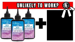 85 WILL IT WORK BLACK UV RESIN [upl. by Fitzpatrick]