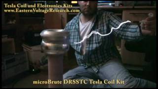 microBrute DRSSTC Tesla Coil Kit [upl. by Chaille]