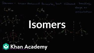 Isomers  Properties of carbon  Biology  Khan Academy [upl. by Levine]