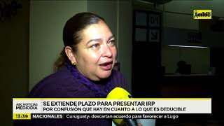 Se extiende plazo para presentar IRP [upl. by Anayra]