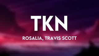 TKN  Rosalia Travis Scott Lyrics Video [upl. by Eanom654]