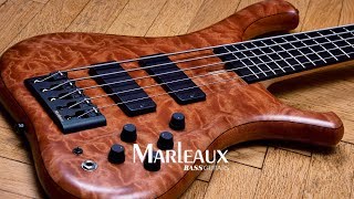 Marleaux Consat Custom 5 Bolton Bass Demo [upl. by Dwan454]