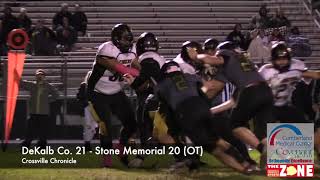 Stone MemorialDeKalb County secondhalf highlights [upl. by Ennavoj]