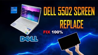 dell  5502  laptop  screen replace [upl. by Nalyt728]