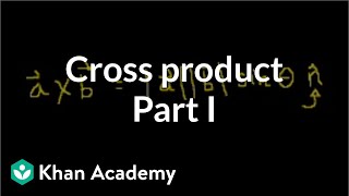 Cross product 1  Magnetic forces magnetic fields and Faradays law  Physics  Khan Academy [upl. by Arednaxela]