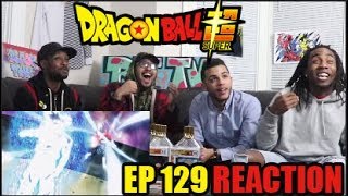 GOKU TURNS UP DRAGON BALL SUPER EP 129 REACTIONREVIEW [upl. by Aicssej914]