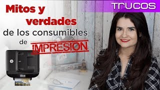 Mitos y verdades sobre los cartuchos de tinta para impresoras [upl. by Nylsirk653]