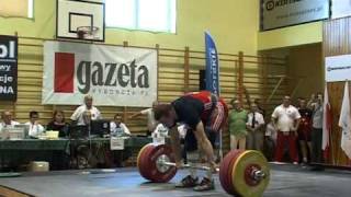 Mistrzostwa Polski w podnoszeniu ciężarów  Opole 2010  Adrian Zieliński 210kg [upl. by Delores74]