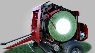 Massey Ferguson 2800 Baler Animation [upl. by Ladnor]