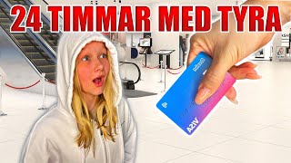 24 TIMMAR MED TYRA  Betalar för allt 💲😱 [upl. by Schoenburg]