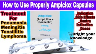 How to Use AmpicloxAmpicillinCloxacillin Capsules  BenefitsUses WarningsDoses in UrduHindi [upl. by Orravan743]