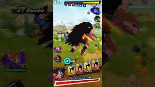 NappaVegeta fight Noob DragonballLegends [upl. by Tannenbaum836]