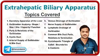 Extrahepatic Biliary Apparatus A Comprehensive Anatomy Guide by Dr Abhijeet 📚✨ [upl. by Brest285]