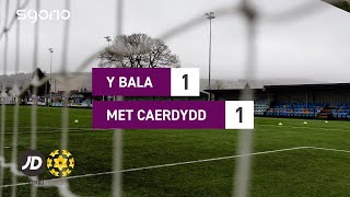 Uchafbwyntiau ac ymateb  Y Bala 11 Met Caerdydd [upl. by Kcirderf]