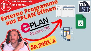 Externe Programme aus EPLAN öffnen 👉 So geht´s [upl. by Kantor2]