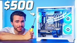 The BEST 👑 500 1080p Gaming PC ⚡ Build Guide 2024 [upl. by Latashia]