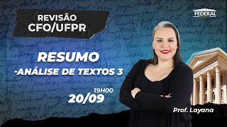 10  Redação UFPR  Análise de Textos 3  UFPR [upl. by Tertias513]