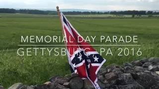 Memorial Day Parade Gettysburg PA May 30 2016 [upl. by Eeuqram]