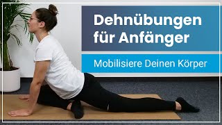 Dehnübungen für Anfänger ➡️ 15 Minuten Stretching von Kopf bis Fuß [upl. by Clarette]