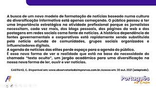 ENEM PPL 2022  INTERPRETAÇÃO E INFERÊNCIA DE TEXTOS  A busca do “texto oculto” na leitura de [upl. by Weston]