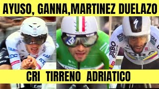 RESUMEN ETAPA 1 TIRRENO ADRIATICO 2024 Juan AYUSO Filipo GANNA Daniel F MARTINEZ TREMENDO DUELO [upl. by Ahseinad125]