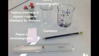 Présentation de la Chromatographie sur Couche Mince CCM [upl. by Neillij]