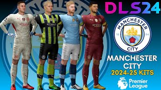 DLS 24 Kits Manchester City 202425 Kits [upl. by Ranger]