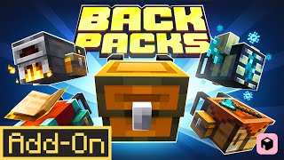 BACKPACK AddOn Minecraft Marketplace  Official Trailer [upl. by Eiznekam]