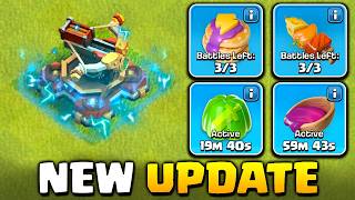 New Supercharge Buildings and Magic Snacks  Clash of Clans Update [upl. by Atalanta312]