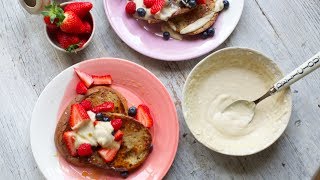 Berry French Toast with Coconut Whipped Cream [upl. by Oznol31]