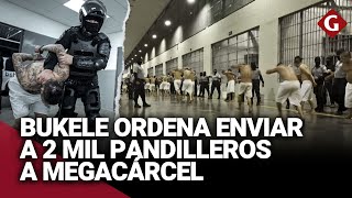 EL SALVADOR Más de 2 mil PANDILLEROS son trasladados a MEGACÁRCEL tras orden de BUKELE  Gestión [upl. by Annairoc]