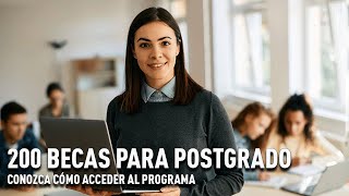 Hay unas 200 becas para profesionales que buscan hacer postgrados en el extranjero [upl. by Hagen849]