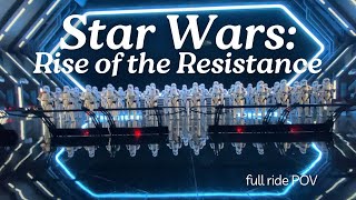 4K DISNEYLAND  Star Wars Rise of the Resistance  full ride POV  2024 🌌 [upl. by Kristy]