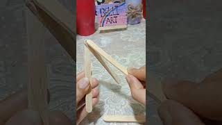 How to make mini easel standDIY canvas easel tutorial art painting canvascanvatutorial [upl. by Frida]