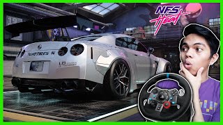 Akhirnya Modif Nissan GTR R35 Liberty Walk  NFS Heat Logitech G29 [upl. by Latnahs]