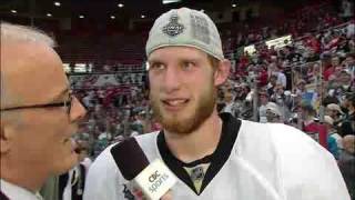 2009 Stanley Cup Final CBC Staal Interview [upl. by Norita]