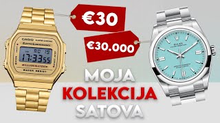 30e CASIO Vs 15000€ ROLEX  Moja Kolekcija Satova Strahinja Đorić [upl. by Erickson]