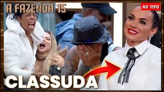 A FAZENDA 15 AO VIVO LUCAS E JAQUE TERMINAM SIMIONI ELIMINADA E DESCOBRE QUE CARIÃšCHA A ODEIA [upl. by Vergil773]