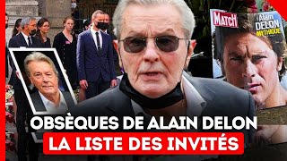 Obsèques d’Alain Delon  Ces grandes personnalités venues pour un dernier hommage [upl. by Nie340]