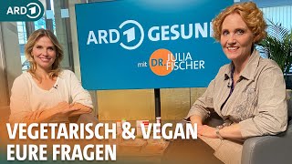 Vegan und vegetarisch Gesunder Fleischersatz aus Tofu Seitan Soja  Dr Julia Fischer  ARD Gesund [upl. by Aida]