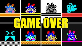 The DEATH of Mappy in Every Mappy Version  all Game Over screens [upl. by Ominorej381]