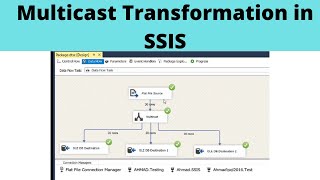 32 Multicast Transformation in SSIS [upl. by Ydorb195]